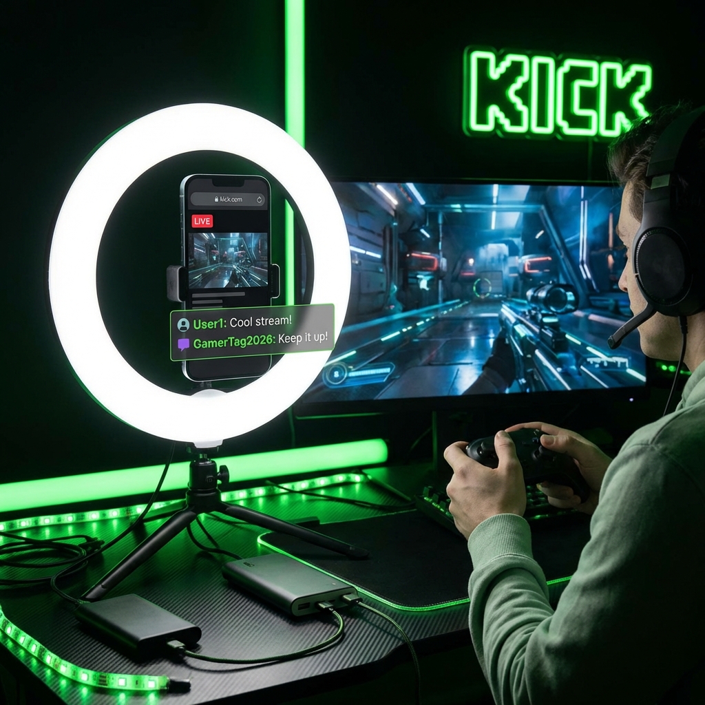 Мобильный стриминг на Kick: полный гайд по IRL и mobile-стримам [2026]