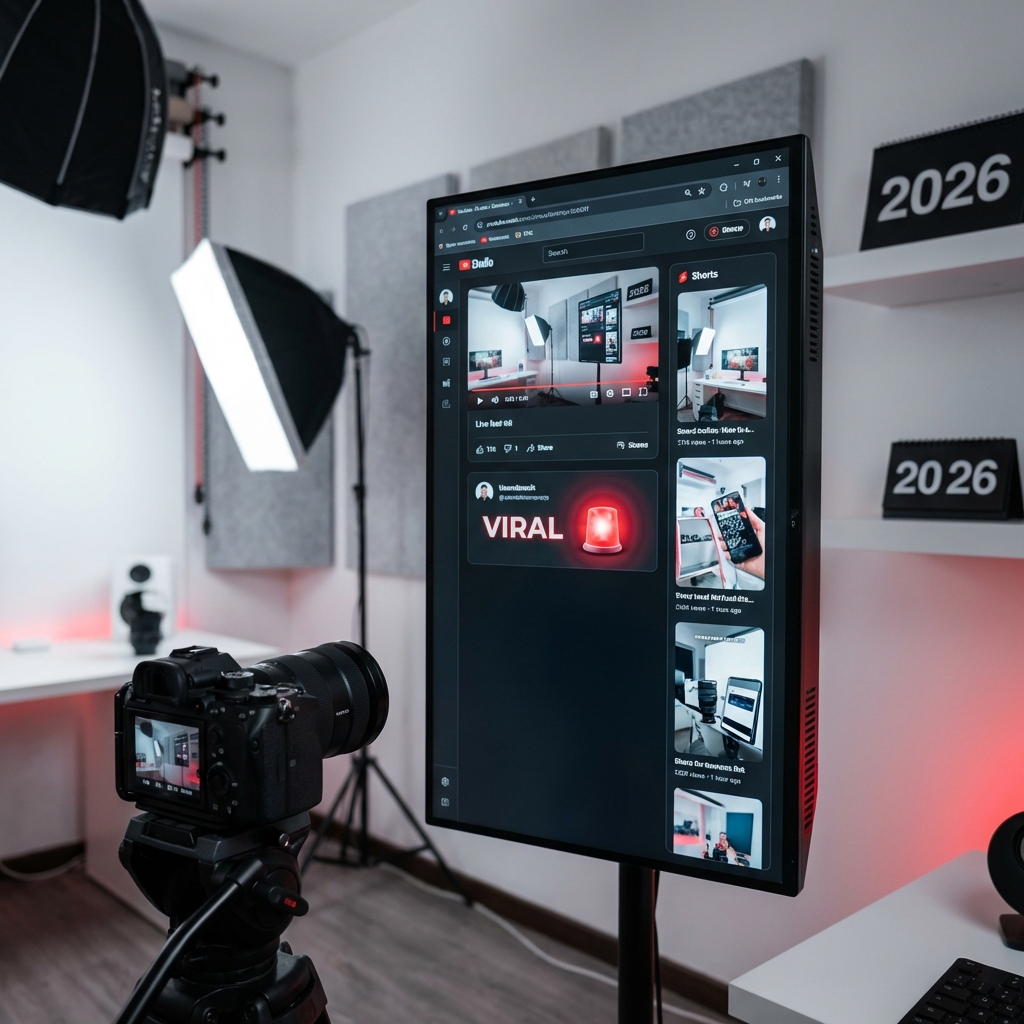 YouTube 2026: Связка Shorts + Live + Накрутка = Виральность