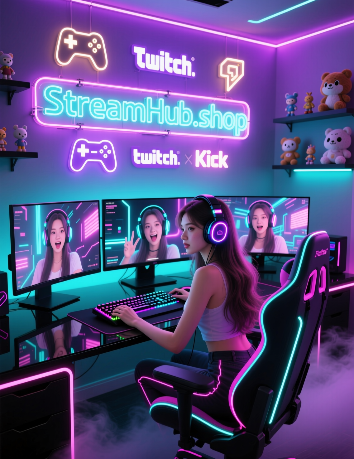 Использование накрутки зрителей Kick в маркетинге стрима акции, розыгрыши и коллаборации